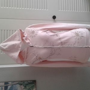 One World Special issue beautifully detailed soft pink hoodie